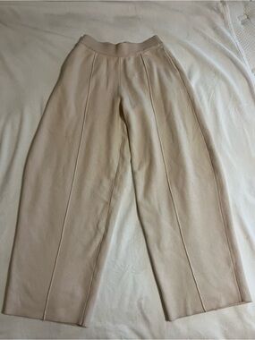 Scoop Women’s Sweater Knit Pants New With Tags - Cream/Tan